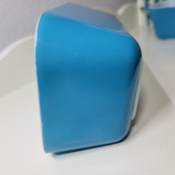 Pyrex Primary Blue Fridgie 1.5 Pint, Refrigerator Dish - Picture 5 of 12